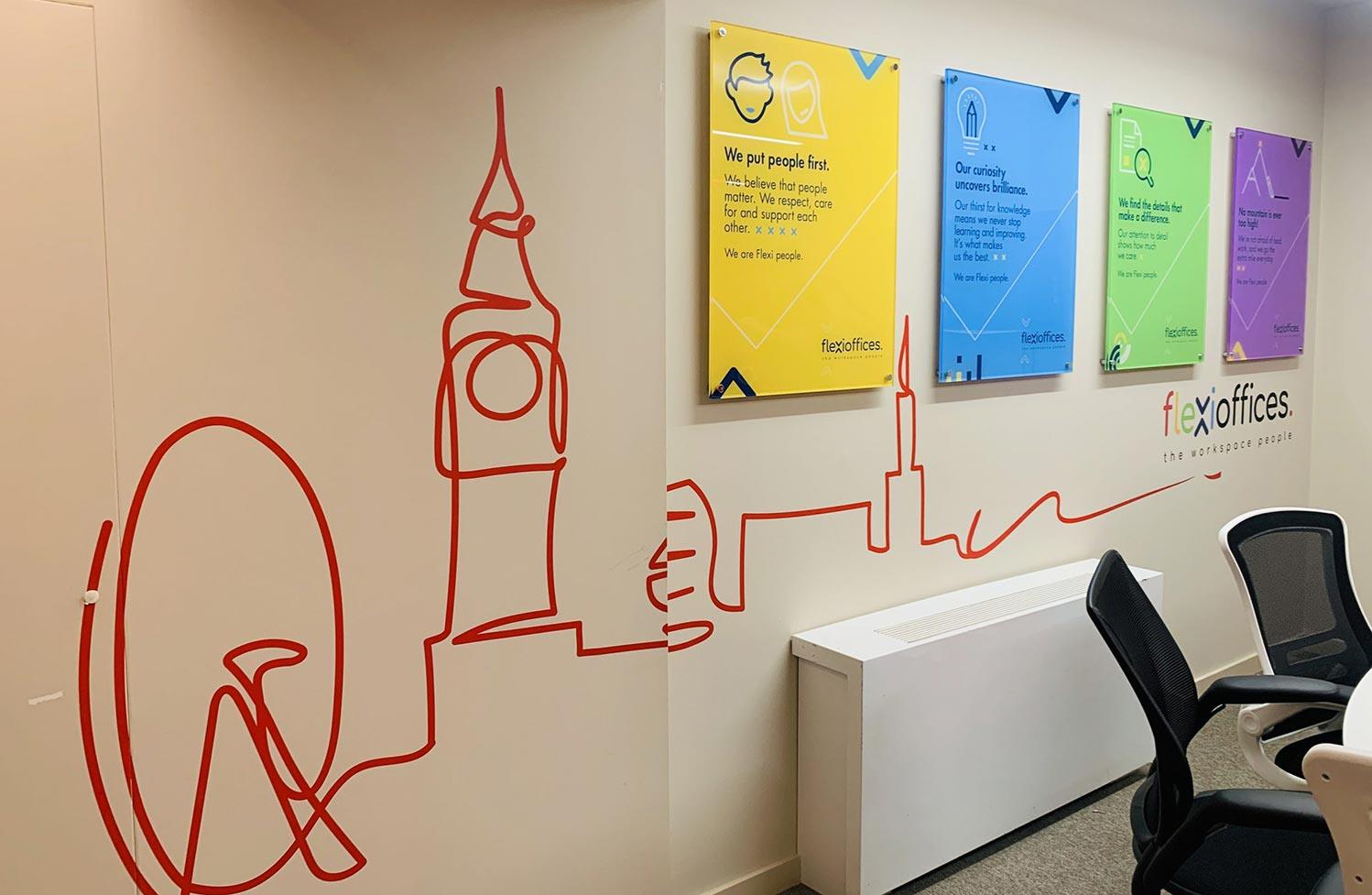 Office Graphics Created In London